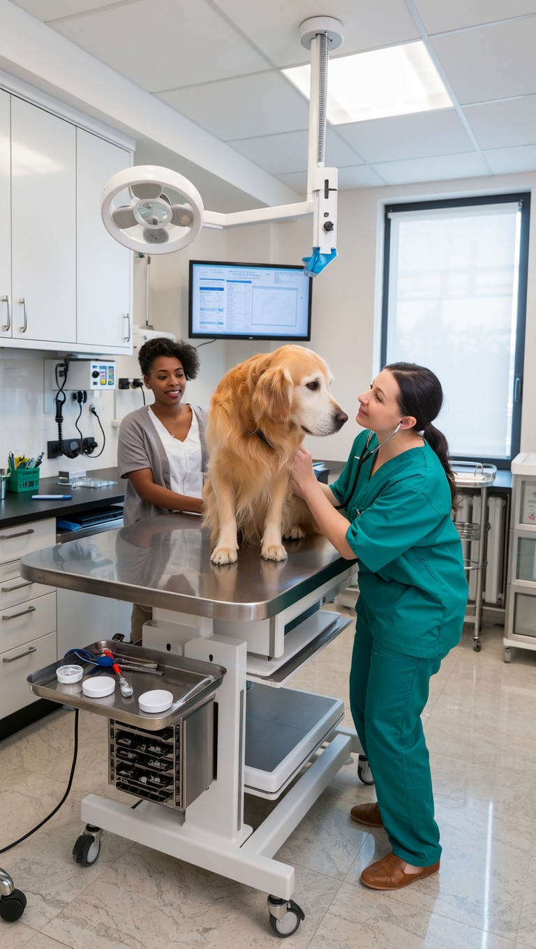 Veterinary client service interaction